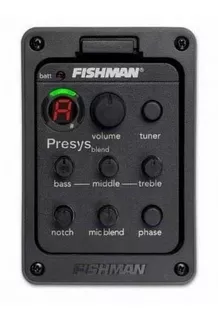 Captador Para Violão Fishman 301 Mic Interno E Afinador