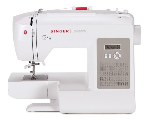 Maquina De Cocer Singer Brillante 6180 Color Blanco