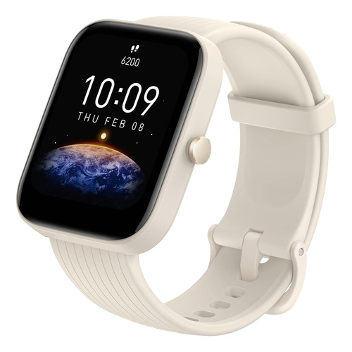 Smartwatch Amazfit Bip 3 Pro Gps Android/ios Creme cor da Pulseira Creme
