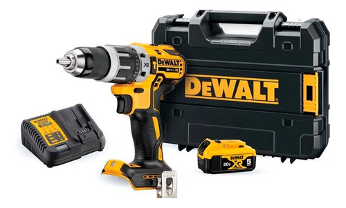 Taladro Percutor Dcd796p1 20v Xr 70 Nm Dewalt + Batería 5 Ah