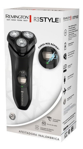 Afeitadora Rotativa Remington Style Series R3011 Negro
