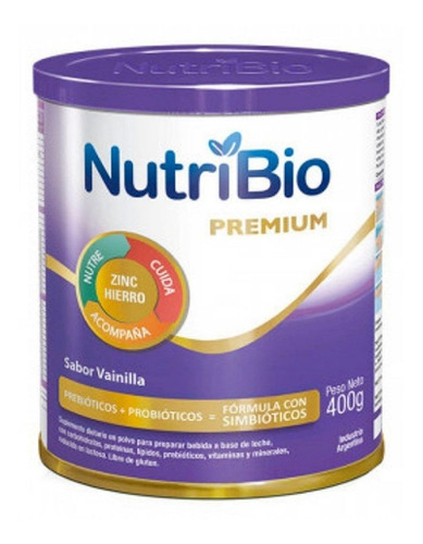 Nutribio Suplemento Nutricional Sabor Vainilla X 400g