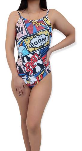 Body Lycra Tirantes Comic. 6220 Bam