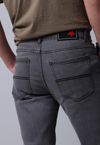 Imagen 4 de 6 de Jeans Basico Hombre Soviet Sjeh616gr