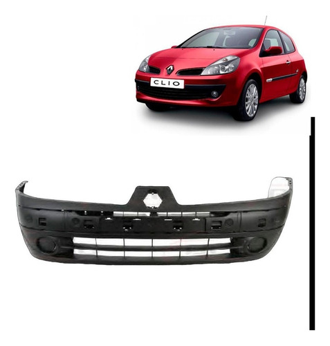 Parachoque Delantero Negro Para Renault Clio 2003-2006