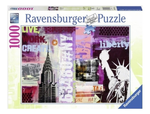 Rompecabezas 1000 Piezas Ravensburger - Collage Nueva York