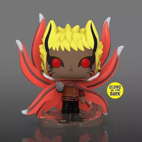 Funko Pop #1361 - Modo barión de Naruto - Glow - Exclusivo de Aaa