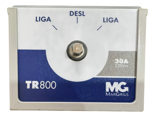 Chave Transferencia Reversao Linha Tr830 Alavanca 30a Prateado