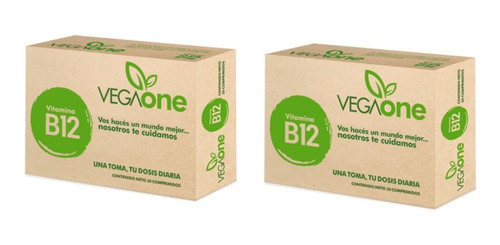 Complejo Vitaminico Vegano B12 Vegaone Comprimidos X2 Cajas
