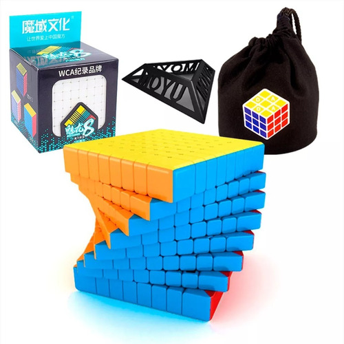 Cubo Rubik 8x8 Moyu Meilong 8x8 Stickerless 