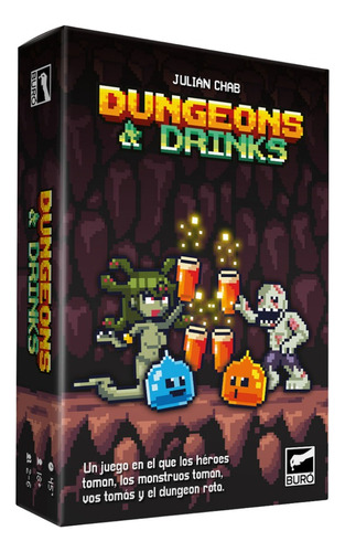 Dungeons & Drinks Juego De Mesa Previa Cartas Bureau