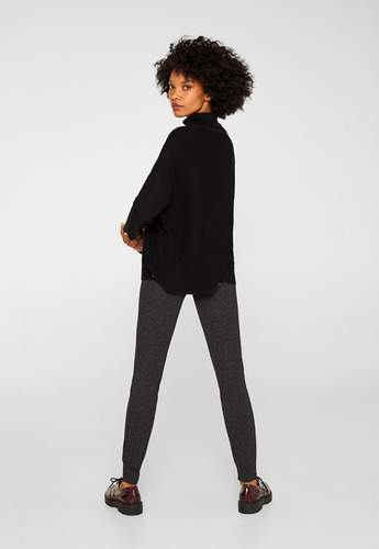 Treggings Con Efecto Jaspeado En Blanco Y Negro 109ee1b019