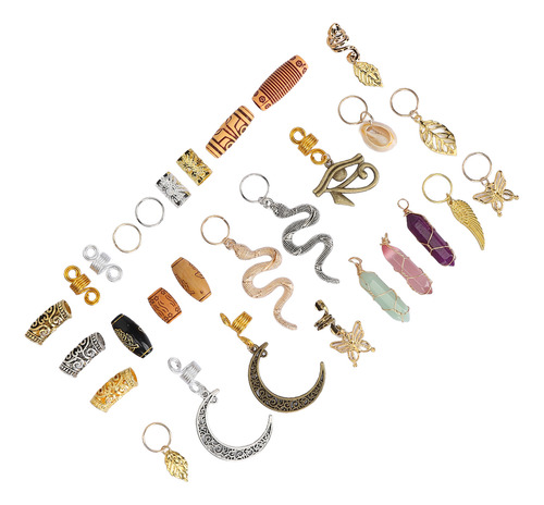 Joyas Para El Cabello Para Trenzas, Anillos Con Rastas, Deco