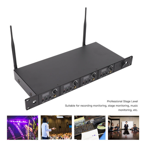 Sistema De Monitoreo De Oído Inalámbrico, Monitor De 4 Canal