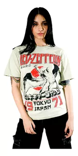 Camiseta Led Zeppelin Tokyo Japan 1971 Metal Rock Activity