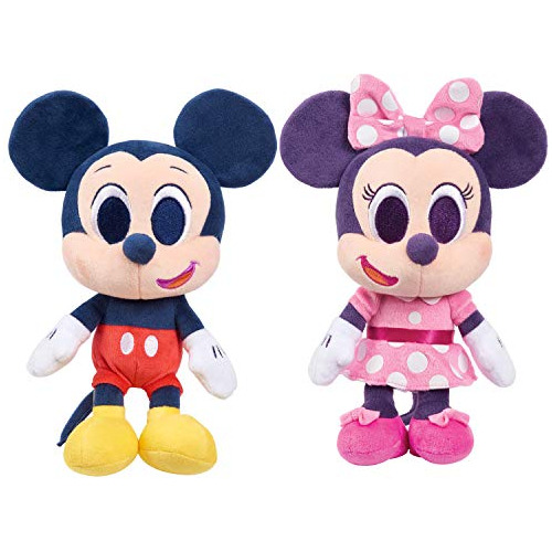 Juego De 2 Piezas De Peluche De Mickey Mouse Y Minnie M...