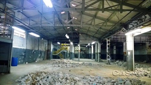 Galpão Comercial Para Locação, Campestre, Santo André - Ga1137. - Ga1137