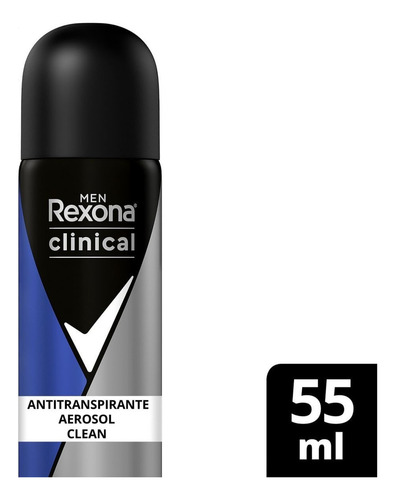 Antitranspirante en aerosol Rexona Clean Mini