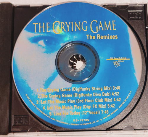 Cd The Crying Game The Remixes Importado Usa 