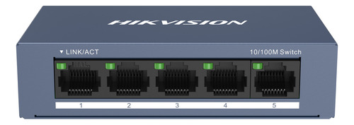 Switch 5 Puertos Fast Ethernet 10/100m Hikvision