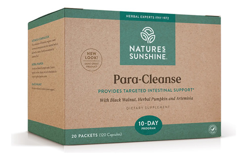 Natures Sunshine Para Cleanse 20pack