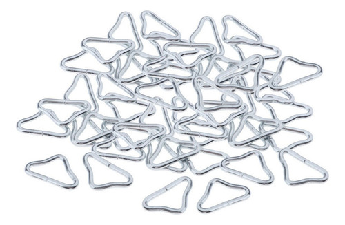 50 Anillos En V De Hebilla Triangular De Metal Para