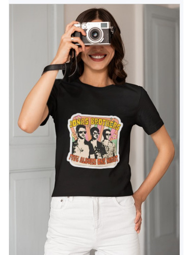 Polera Unisex Jonas Brothers Banda Concierto Estampado