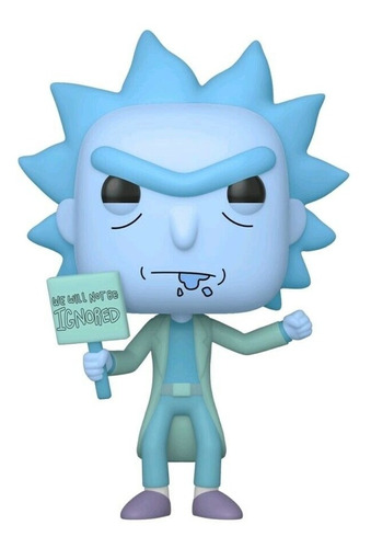 Funko Pop! Rick And Morty Hologram Rick Clone Glow Exclusive