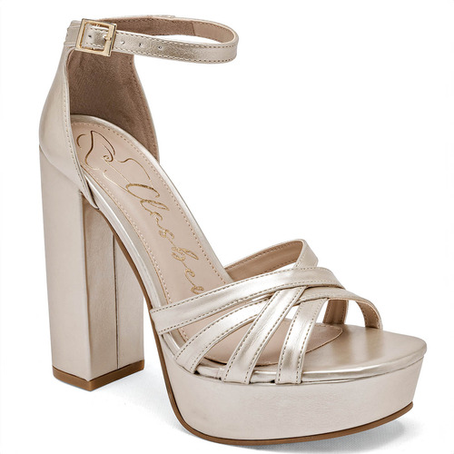 Zapatillas Mujer Clasben Marbella Oro 124-949