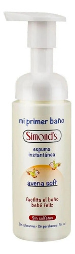 Simonds Jabon Espuma Mi Primer Baño Avena Soft 170ml.