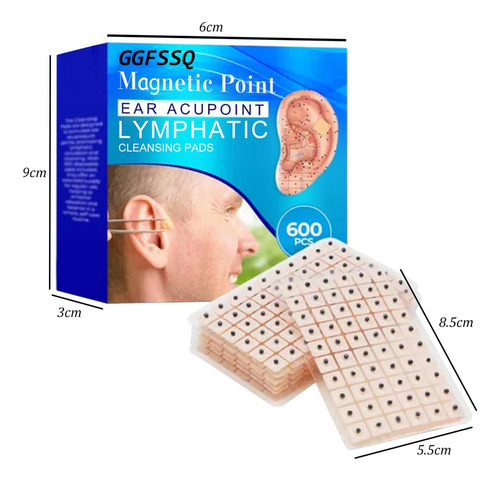 600 Piezas De Semillas De Oído Kit De Acupuntura Acupresión