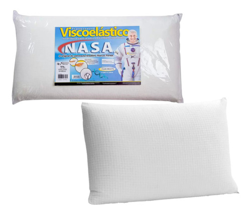 Travesseiro Viscoelástisco King - Nasa - 90cm Cor Branco