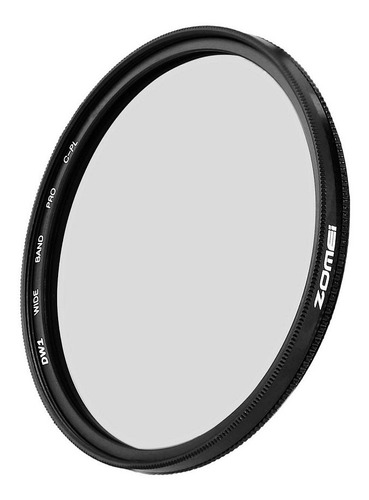 Filtro Zomei Anti Reflexo Polarizador Lente Com Rosca 62mm