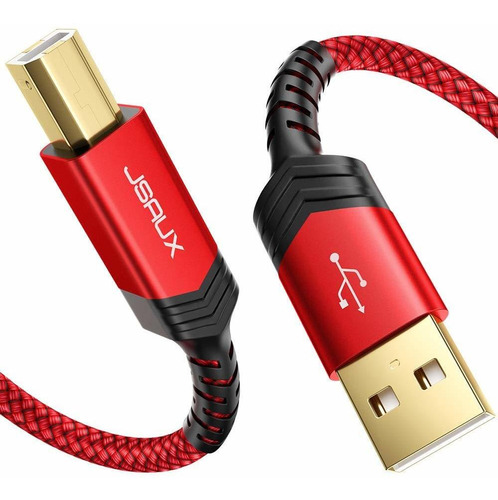 Jsaux Cable Impresora Usb 2.0 Tipo Velocidad Para Hp Tw