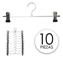 Comprar 10 Ganchos De Ropa Con Pinzas Para Pantalón Ropa Interior