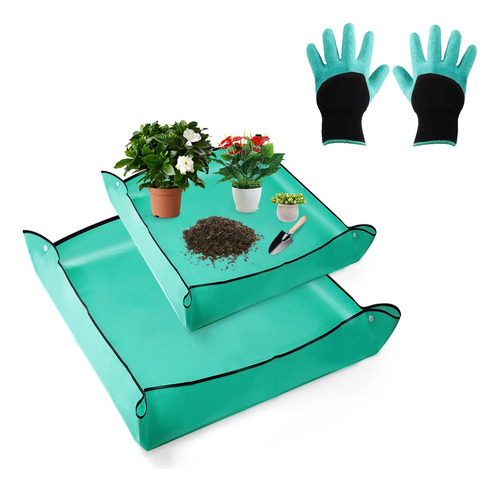 Tapete Trasplante De Plantas 2 Uds Tapete Impermeable J...