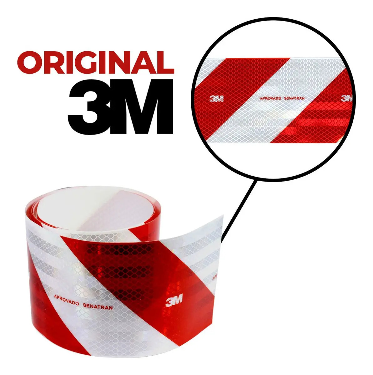 3M FR005 fita de demarcação e advertência de 2.40m x 10cm