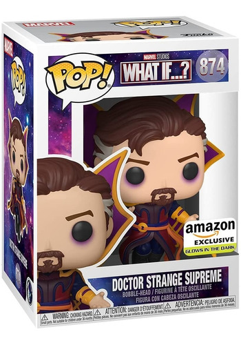 Funko Pop! What If...? Dr Strange Supreme Glows In The Dark