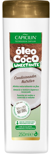 Capicilin Óleo De Coco Umectante Condicionador 250ml