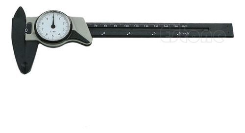 Calibrador Vernier 0-150 Mm Con Reloj Negro