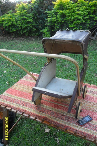 Imagen 3 de 10 de Antiguo Coche Cochecito Muñeca Juego Niña
