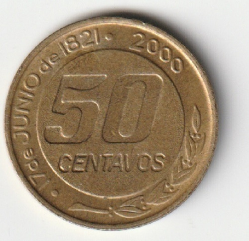 M633 Argentina Moneda 50 Centavos Cj# 5.7.1 Güemes 