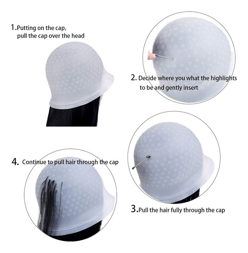 Set De 11 Herramientas Para Teñir El Cabello Con Capa De Sil