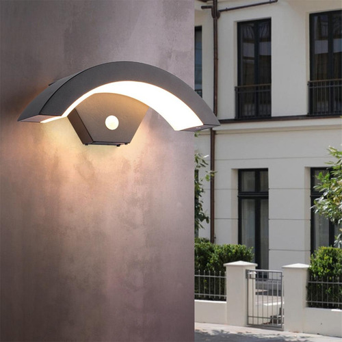 2x Lámpara De Pared Led Moderna Con Sensor De Movimiento