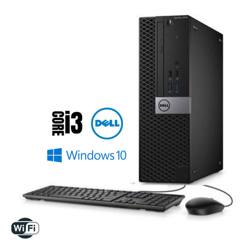 Imagem 1 de 2 de Pc Dell Intel Core I3 8gb Ram Hd 2tb Windows 10 Brinde!