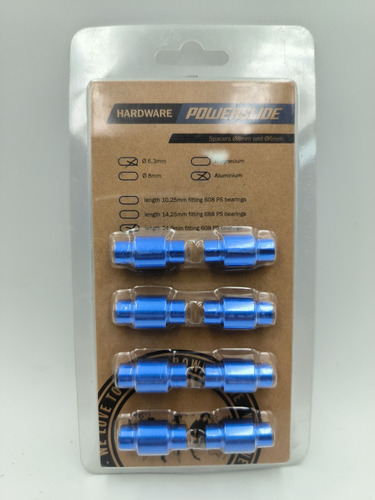 Set De 8 Espaciadores Para Patines Powerslide
