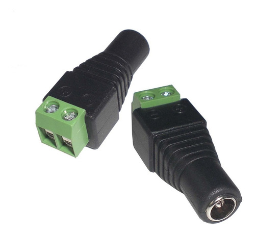 Plug Alimentacion Camara Cctv Hembra Jack 2.1mm X 10 U