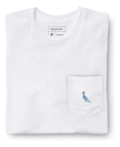Camiseta Bolso Cb Pica-pau Xadrez Reserva - R$ 85