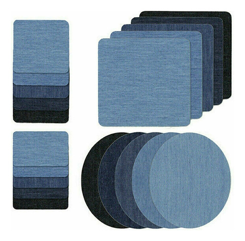 Parches Termoadhesivos Jean Patches Denim Repair, 20 Unidade