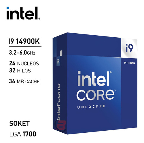 Procesador Intel Core I9 14900k 3.2ghz 24 Núcleos 32 Hilos